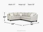 LUCYLIN01:Lucy Tux Sofa Sectional, 