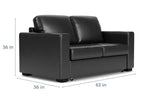 001446916:Luigi Full Sleeper Loveseat, 