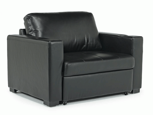 301115463:Luigi Twin Sleeper Chair in Black, Image 1