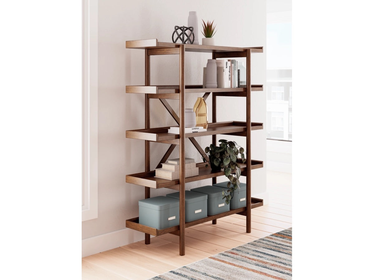 622775513:Lyncott Bookcase, Styled