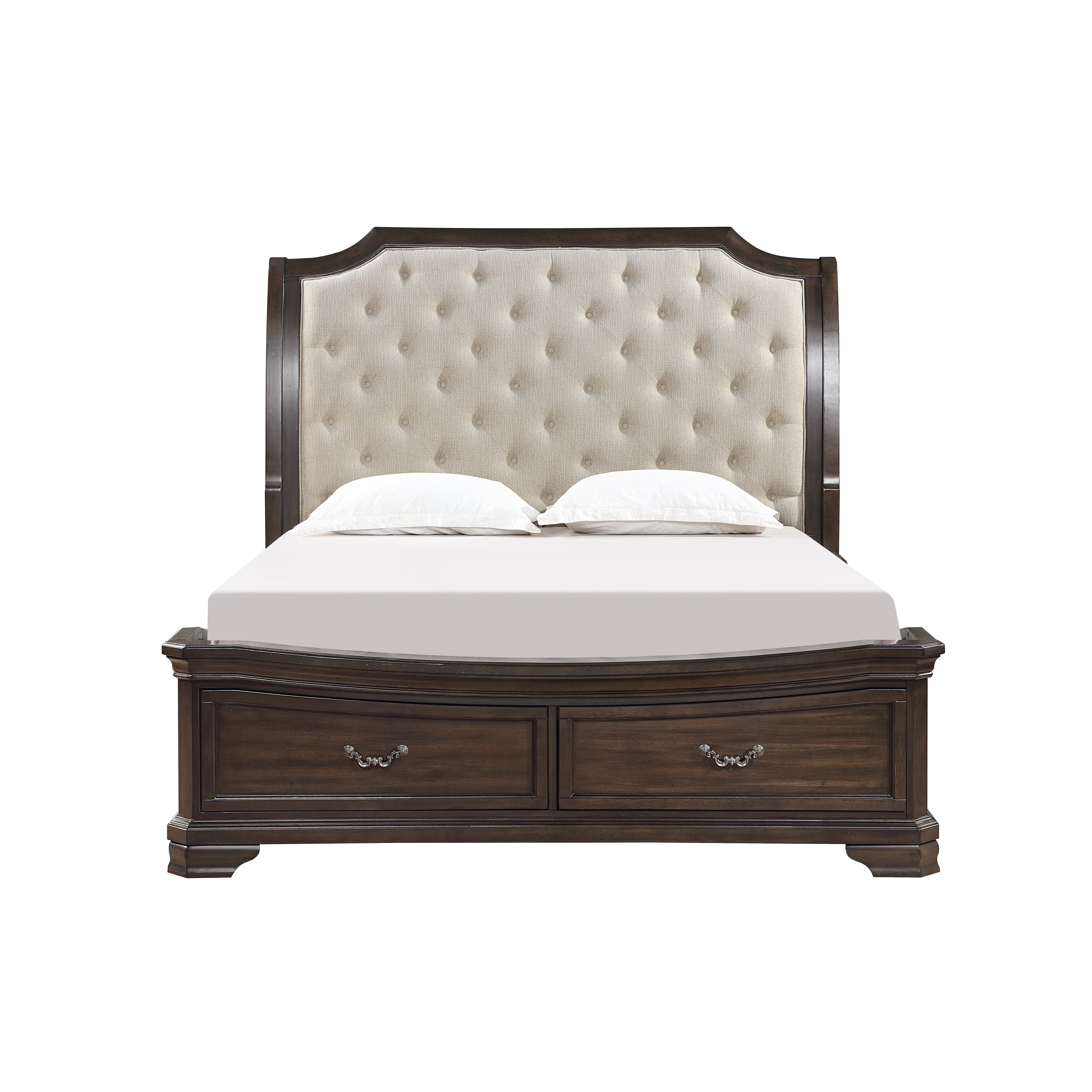 LYNDHUR24:Lyndhurst Sleigh Bed With Stor, Front