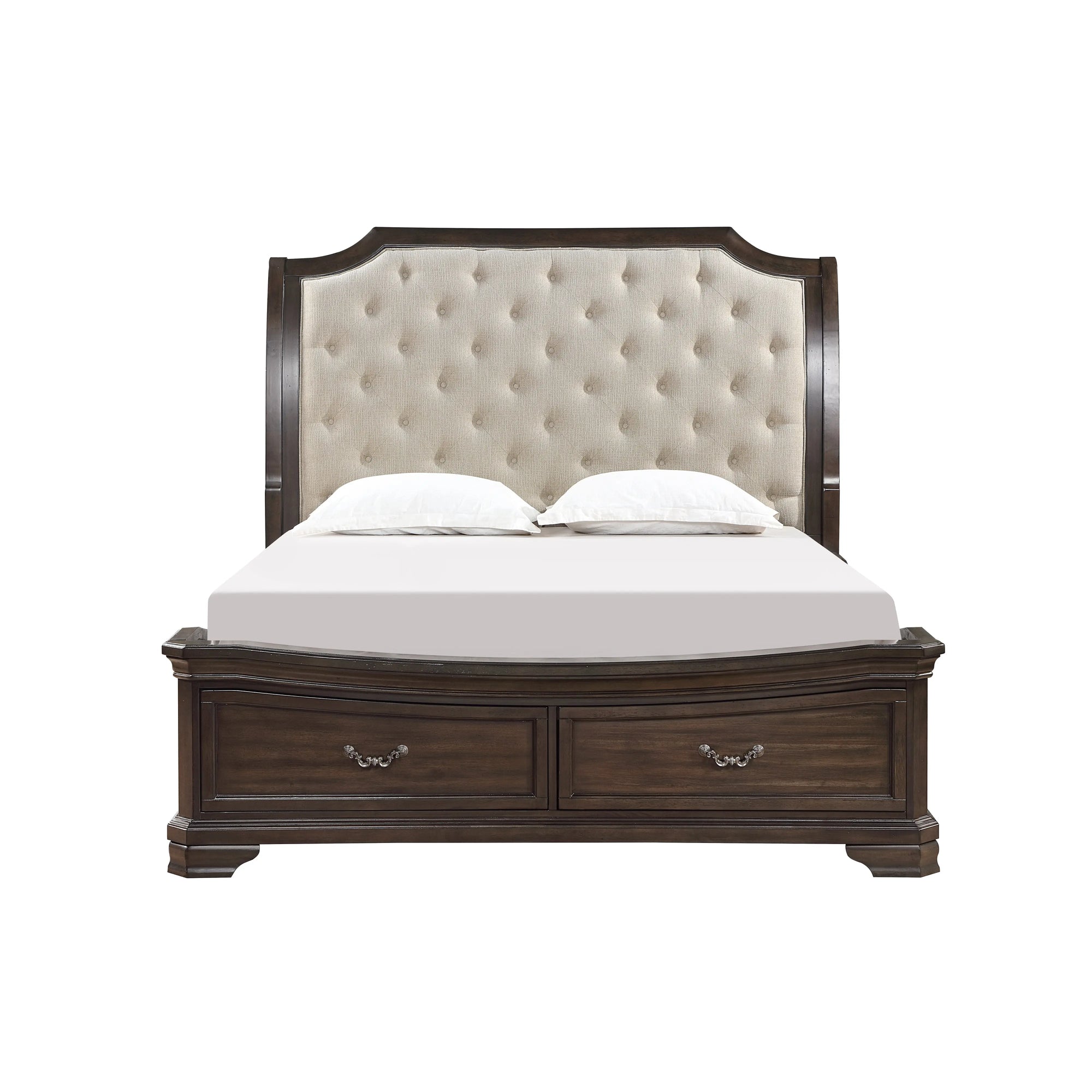 LYNDHUR24:Lyndhurst Sleigh Bed With Stor, Front