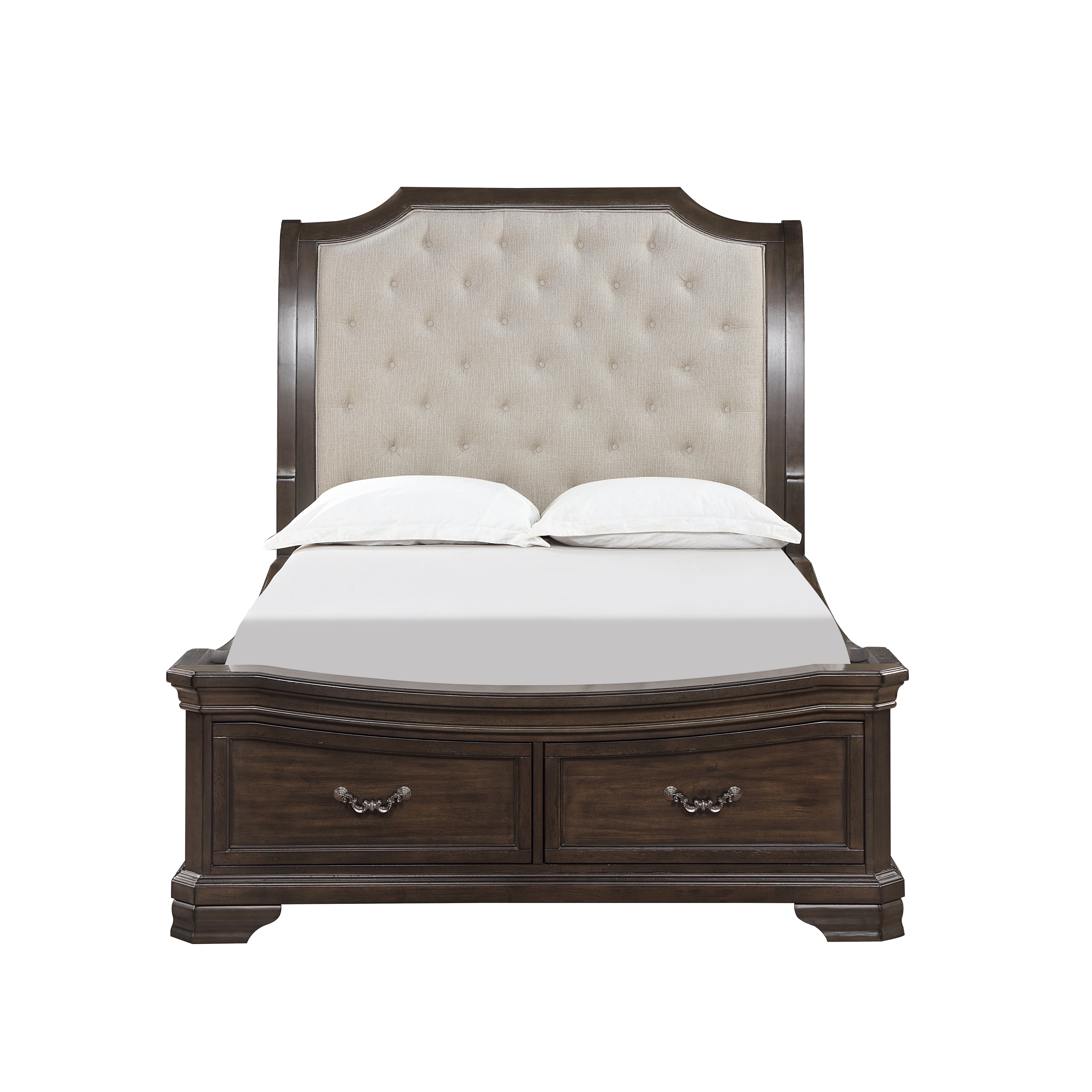 LYNDHUR16:Lyndhurst Sleigh Bed With Stor, Front