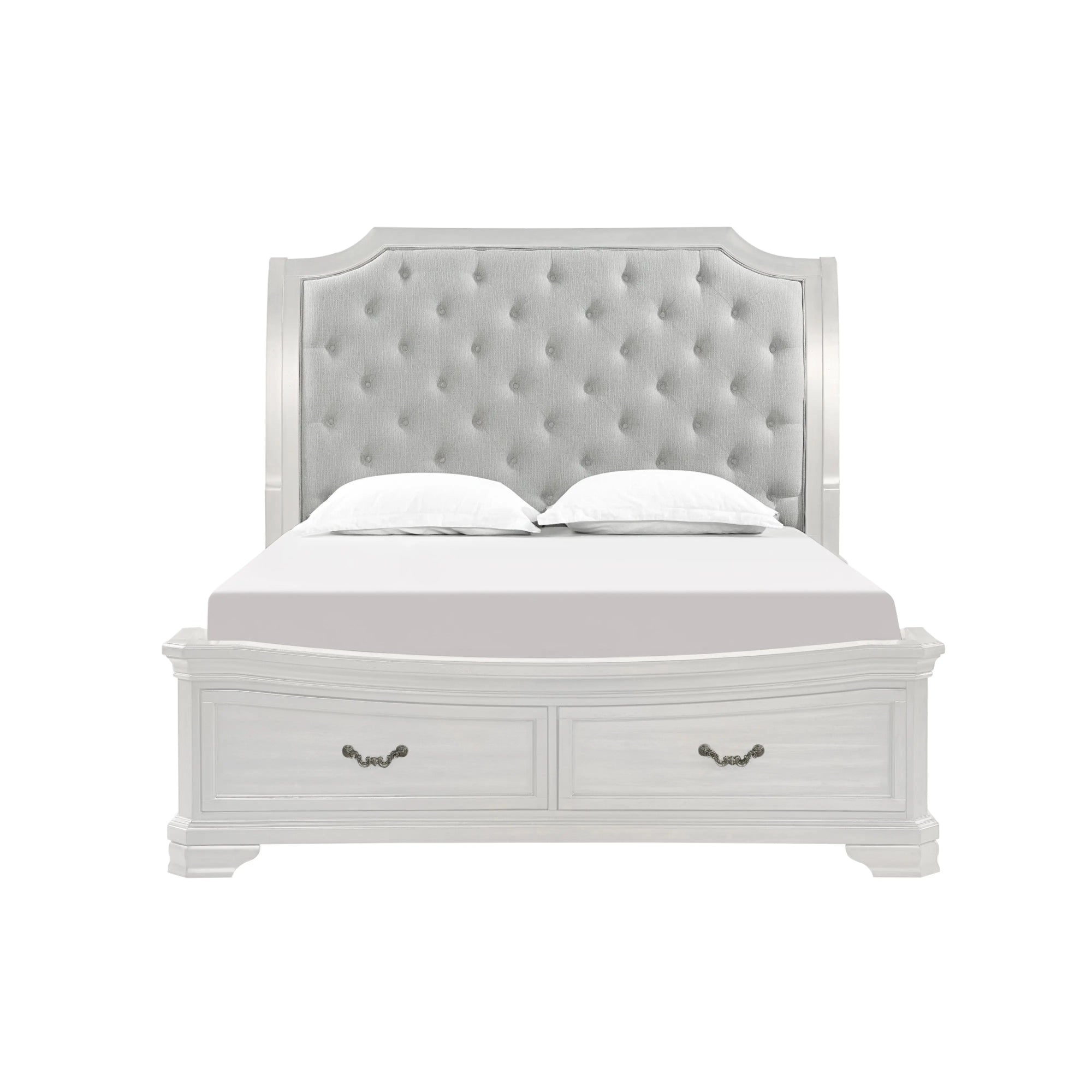 LYNDHUR06:Lyndhurst Sleigh Bed With Stor, Front