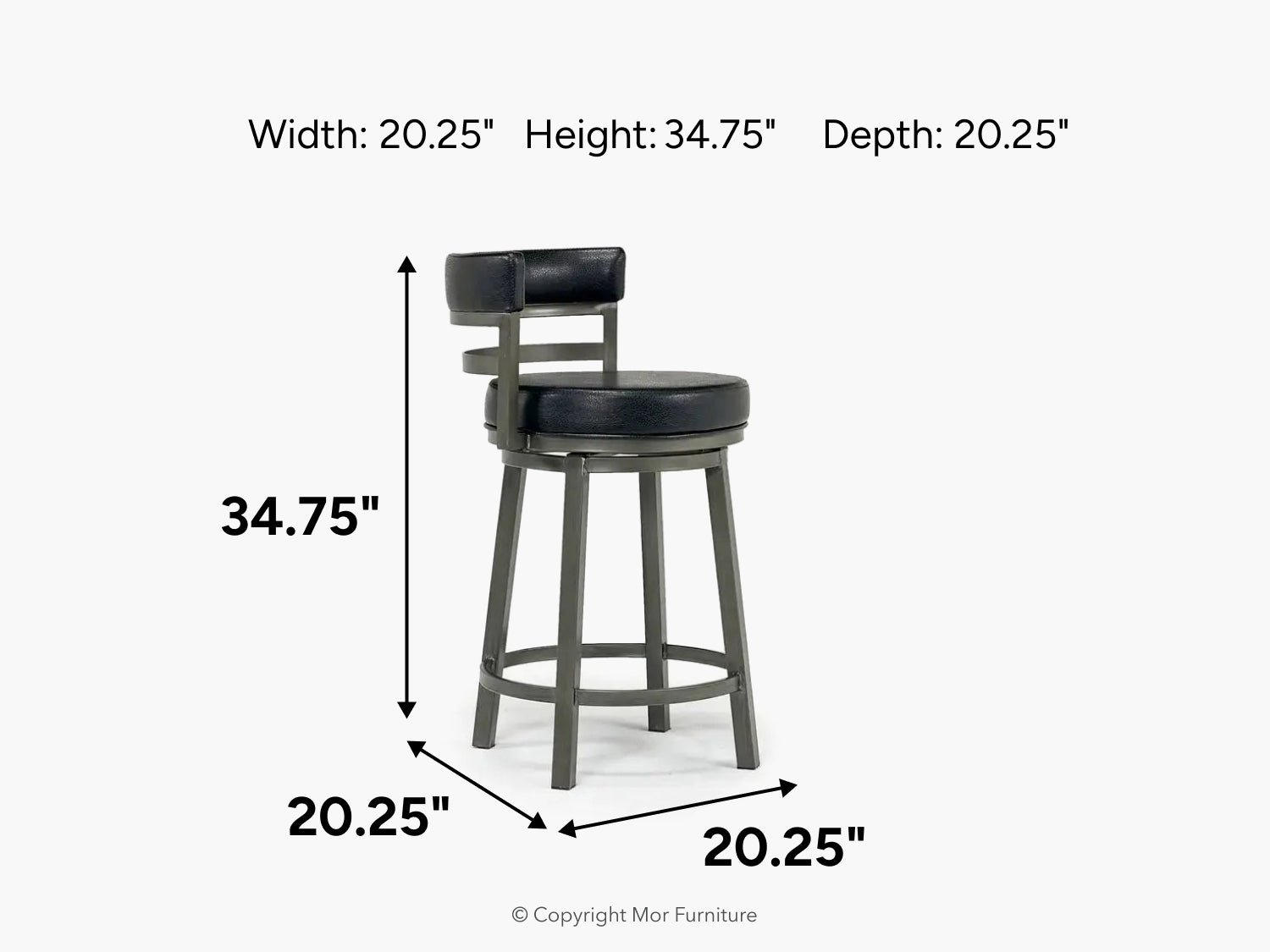 203682278:Madrid Counter Height Stool, 