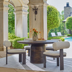 025406048:Madrone Outdoor Dining Table, Styled