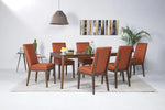 MAGGIEOR6:Maggie Dining Table & 6 Chairs, Styled