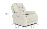 856191086:Malibu 3 Power Recliner, 