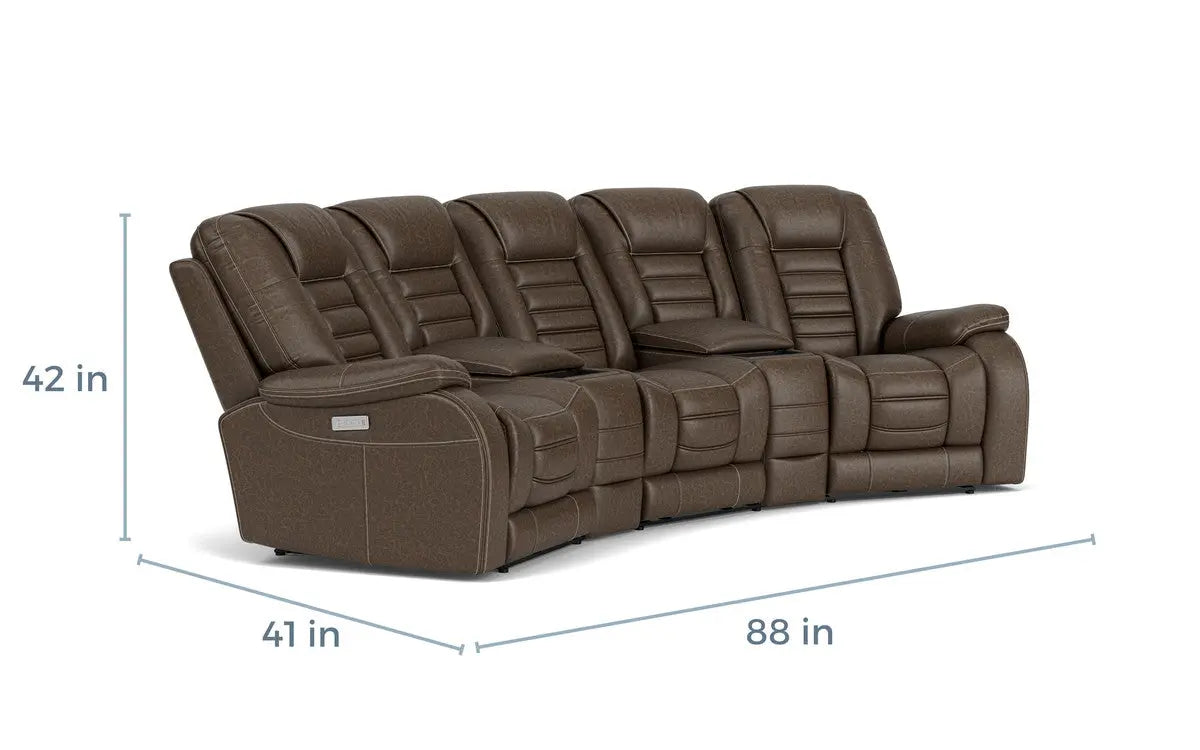 MALIBU000:Malibu 3 Power Theater Sofa, 