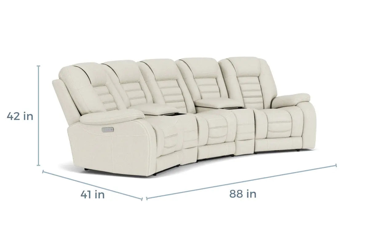 MALIBU003:Malibu 3 Power Theater Sofa, 