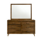 MALIBU054:Malibu Panel Bed & Dresser & M, Front