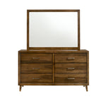MALIBU056:Malibu Panel Bed & Dresser & M, Front