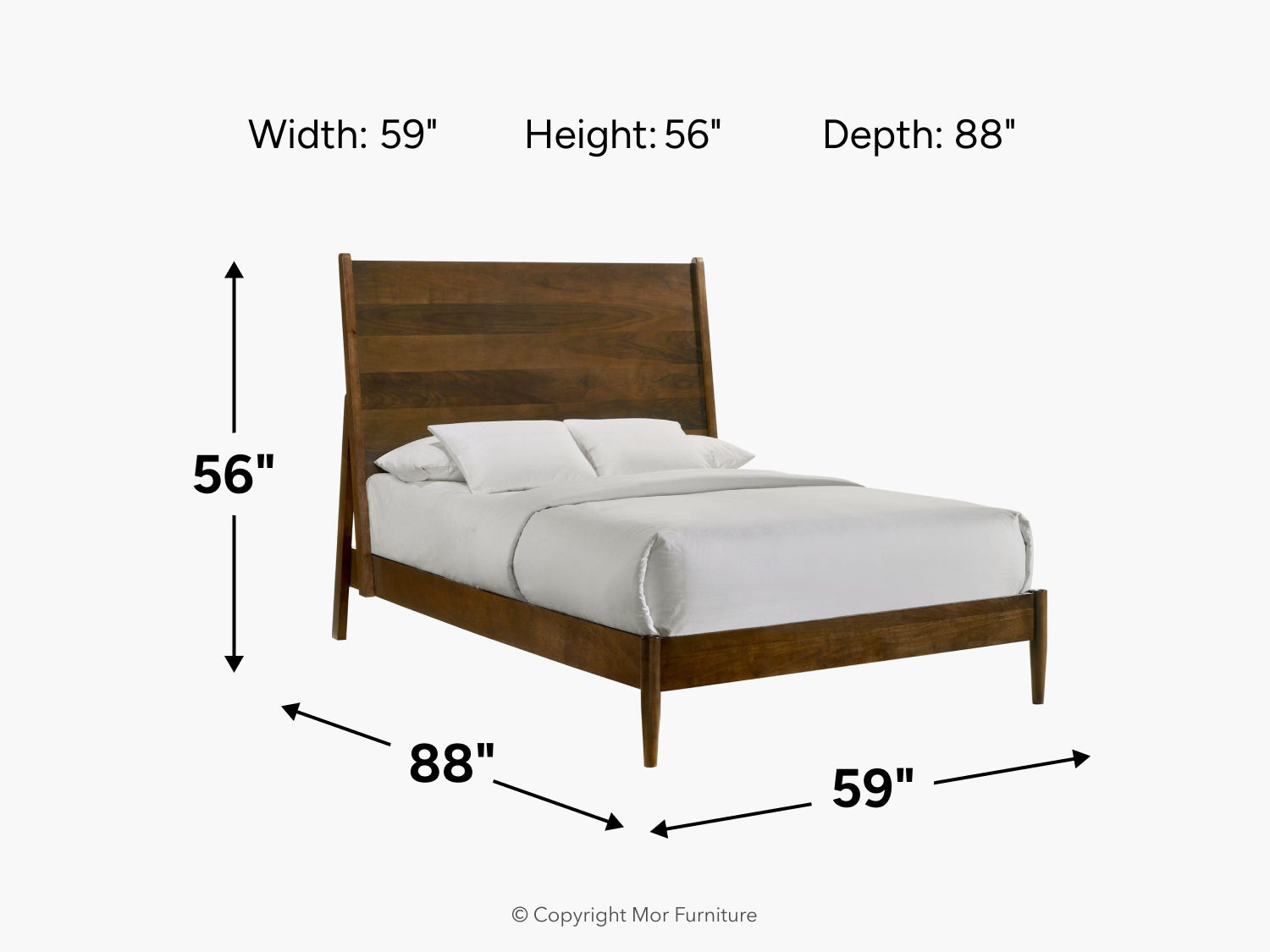 MALIBU055:Malibu Panel Bed, 