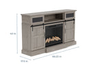 MANNING00:Manning Fireplace Console, 