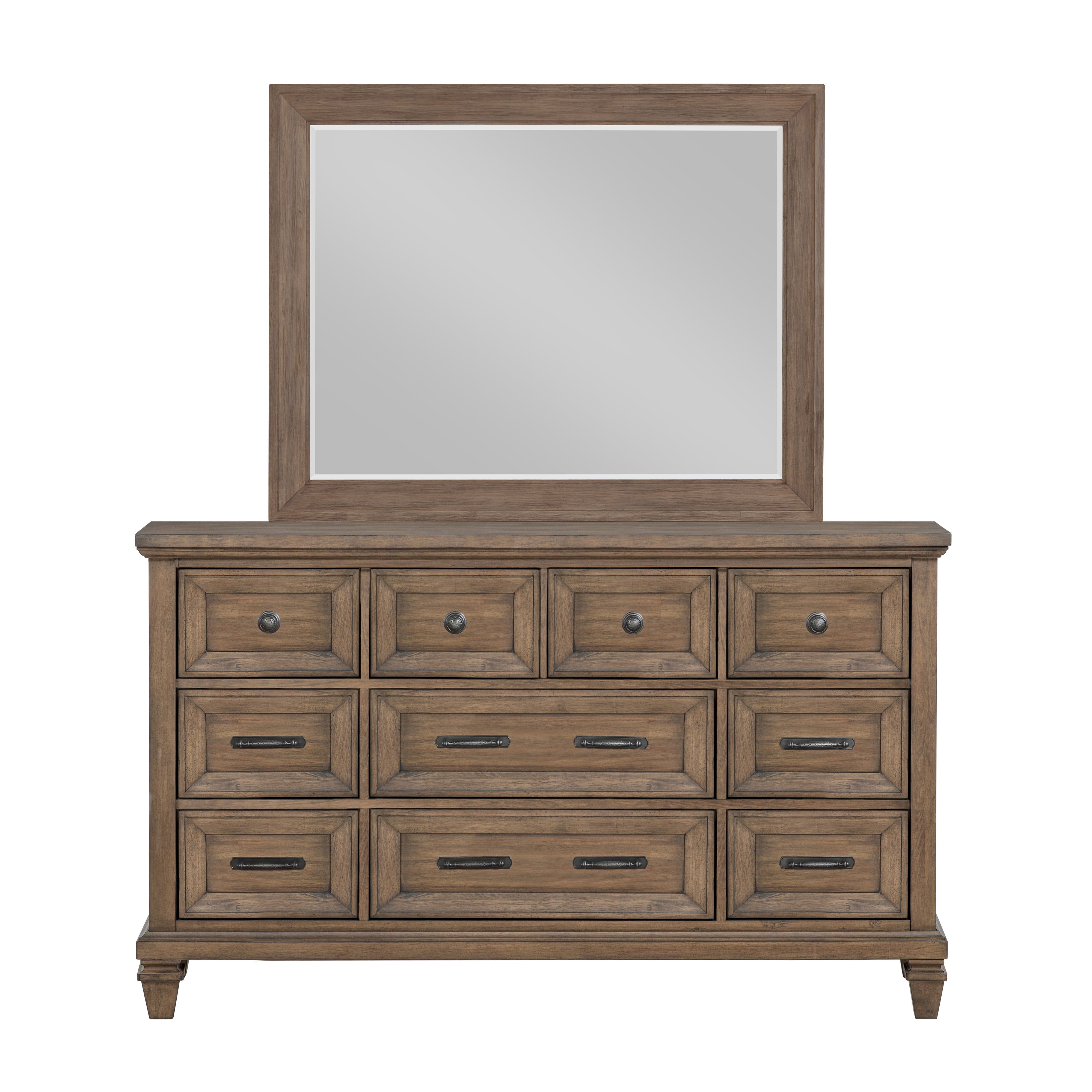 MARIANA18:Mariana Panel Bed & Dresser & , Front