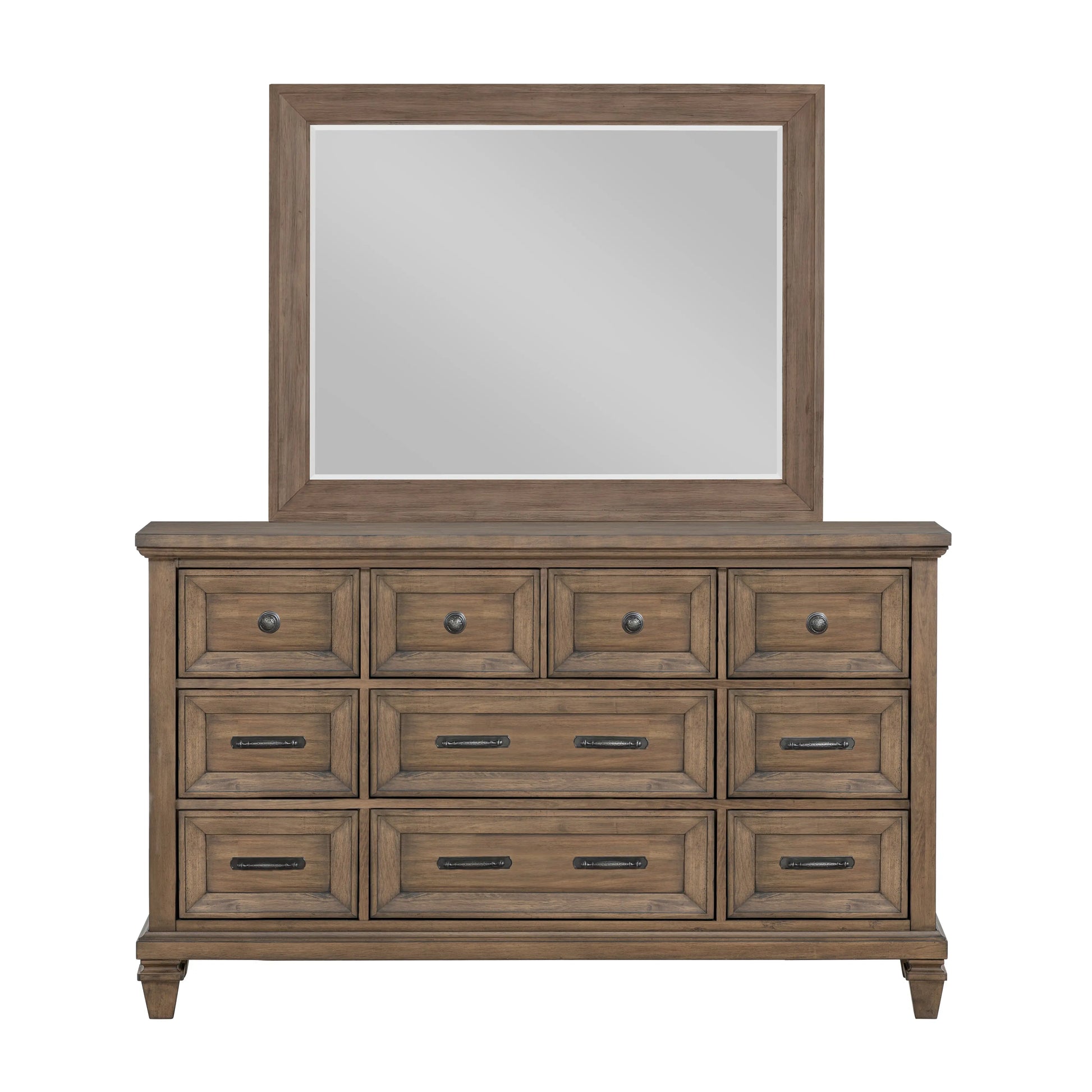 MARIANA18:Mariana Panel Bed & Dresser & , Front