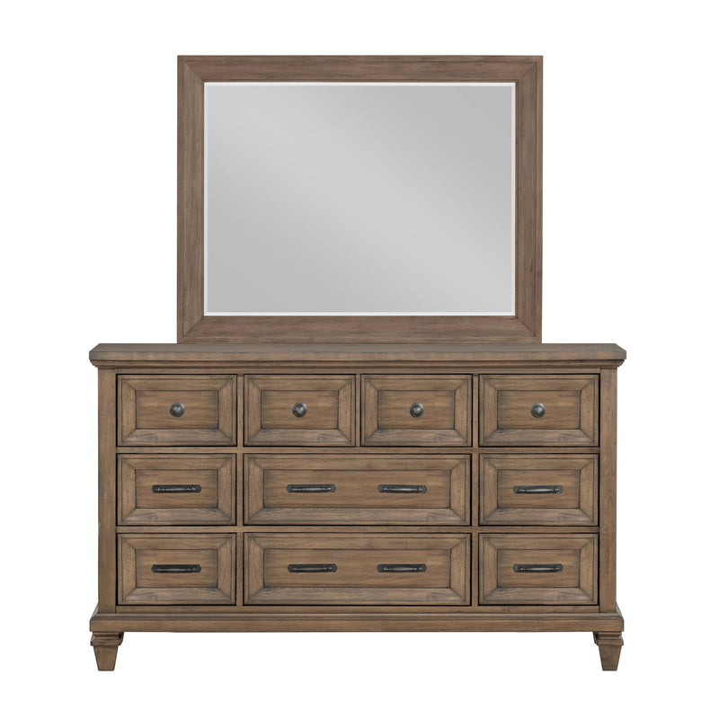 MARIANA21:Mariana Panel Bed & Dresser & , Front