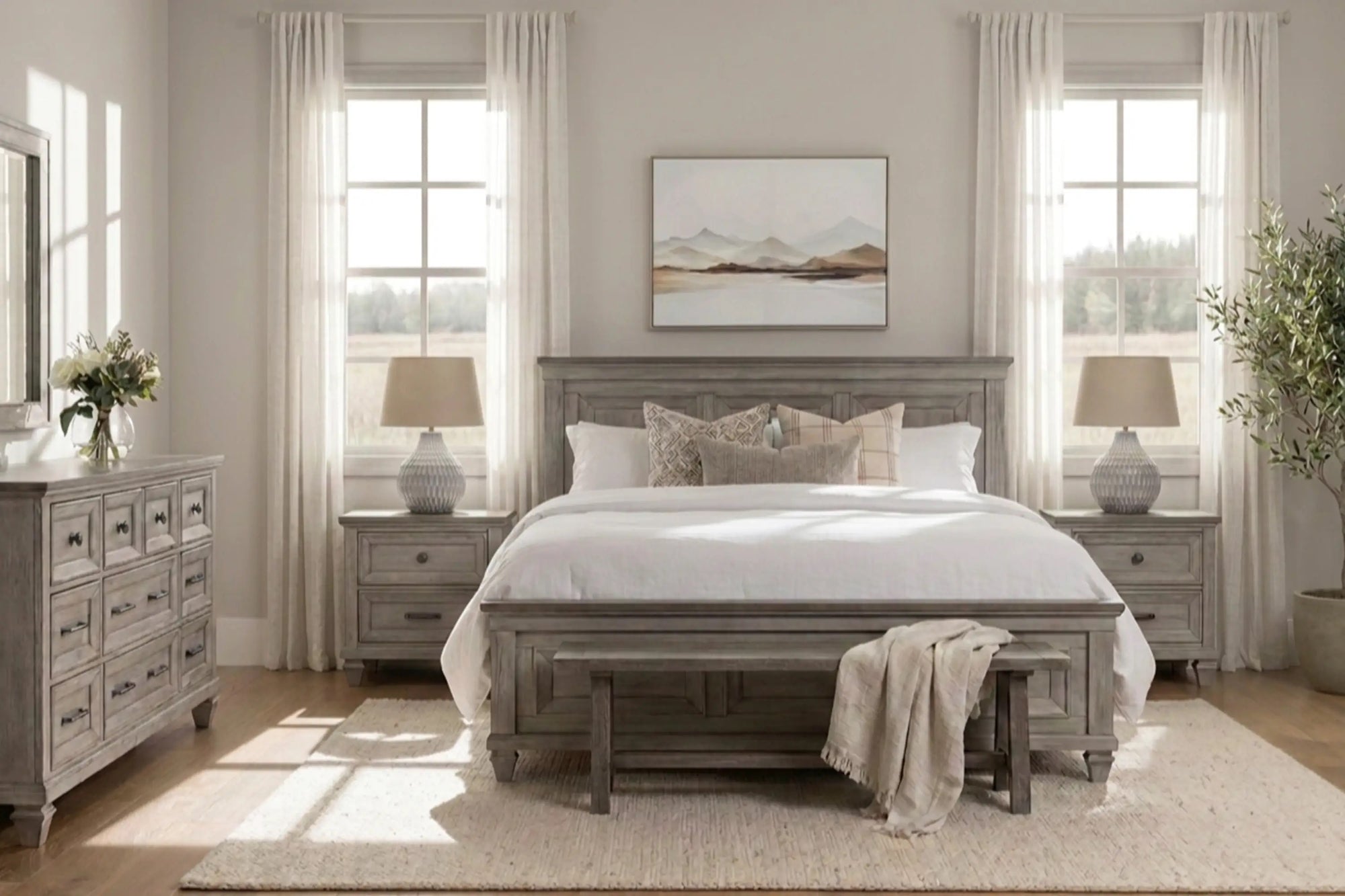 MARIANA00:Mariana Panel Bed, 