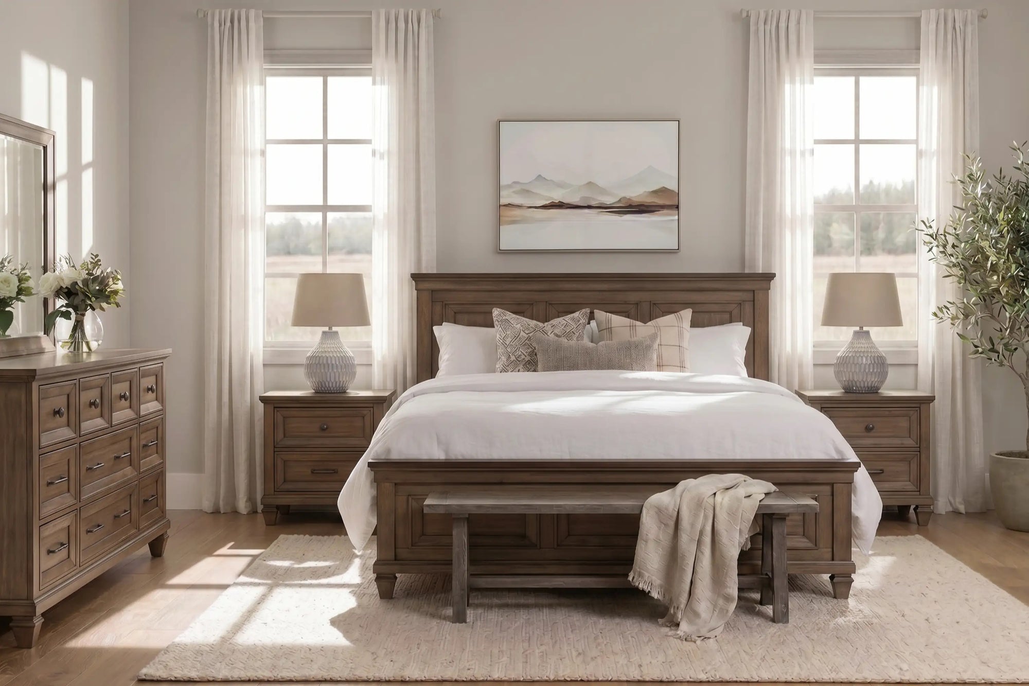 MARIANA16:Mariana Panel Bed, 