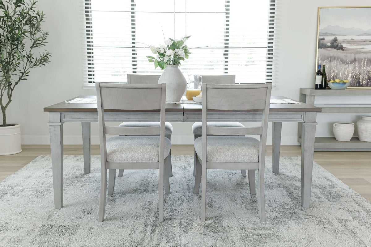 MARIANA60:Mariana Dining Table & 4 Chair, StyledFront