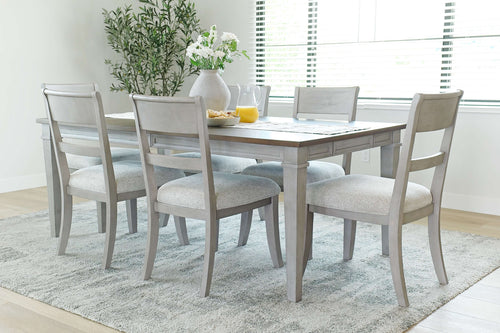 MARIANA61:Mariana Dining Table & 6 Chair, Styled