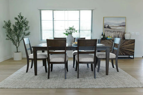 MARIANA51:Mariana Dining Table & 6 Chair, StyledFront