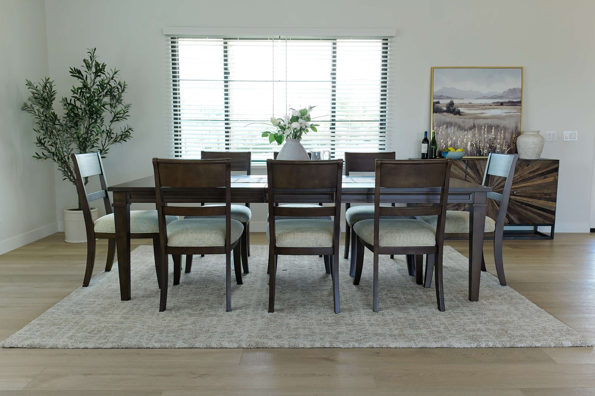 MARIANA55:Mariana Dining Table & 8 Chair, StyledFront