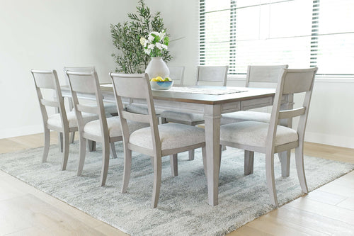 MARIANA65:Mariana Dining Table & 8 Chair, Styled