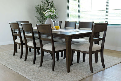 MARIANA55:Mariana Dining Table & 8 Chair, Styled