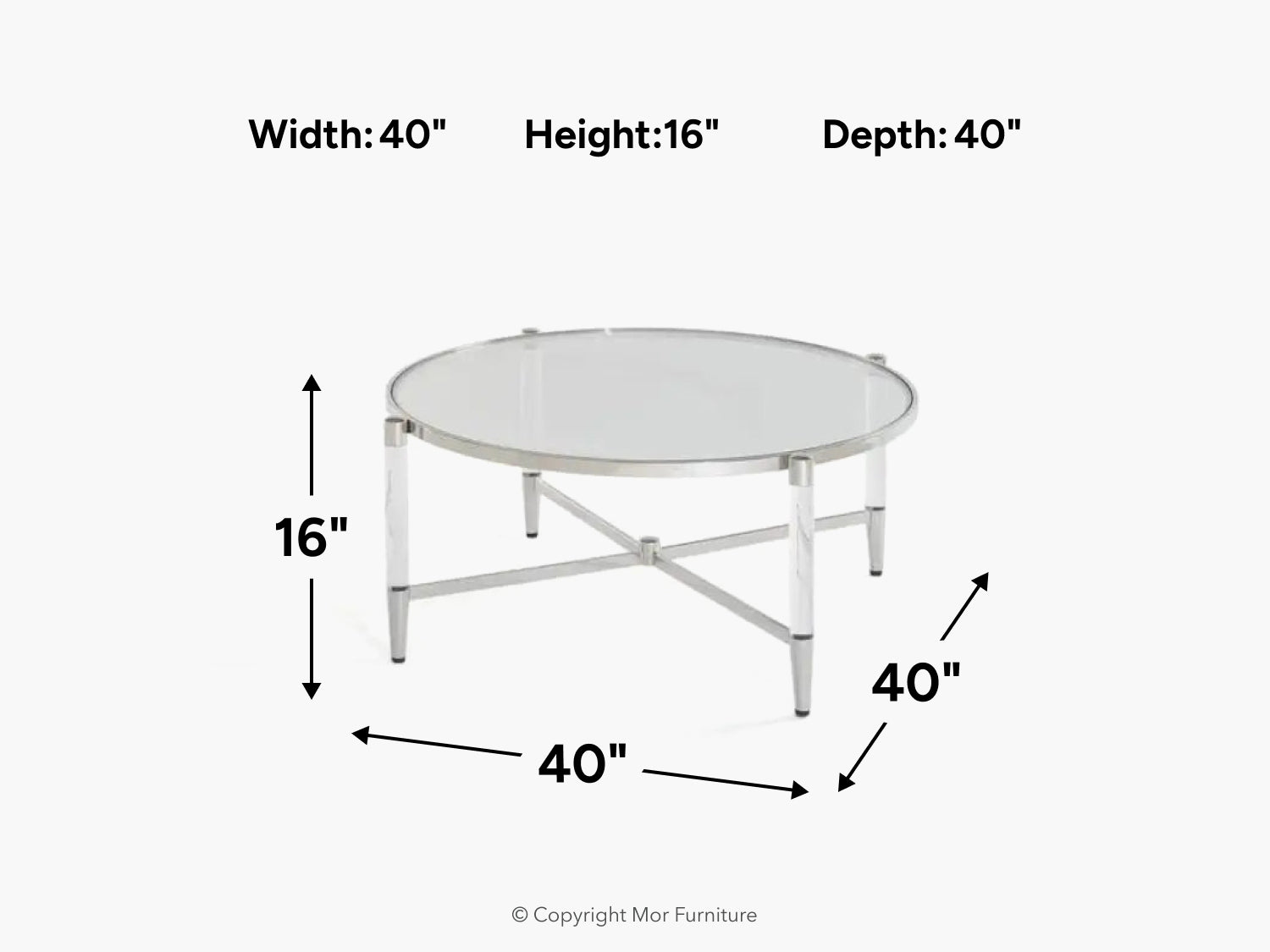 342617405:Marilyn Round Coffee Table, 