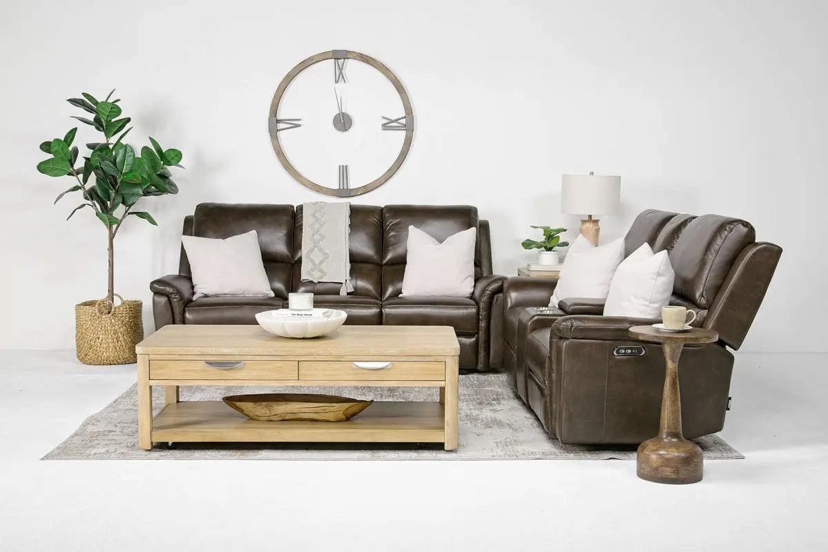 662131797:Martina 2 Power Sofa, Styled