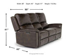662131797:Martina 2 Power Sofa, AngledAngle