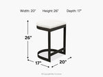 549975897:Maude Outdoor Counter Height Stool, 