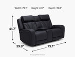 374397735:Maverick 2 Power Theater Loveseat, 