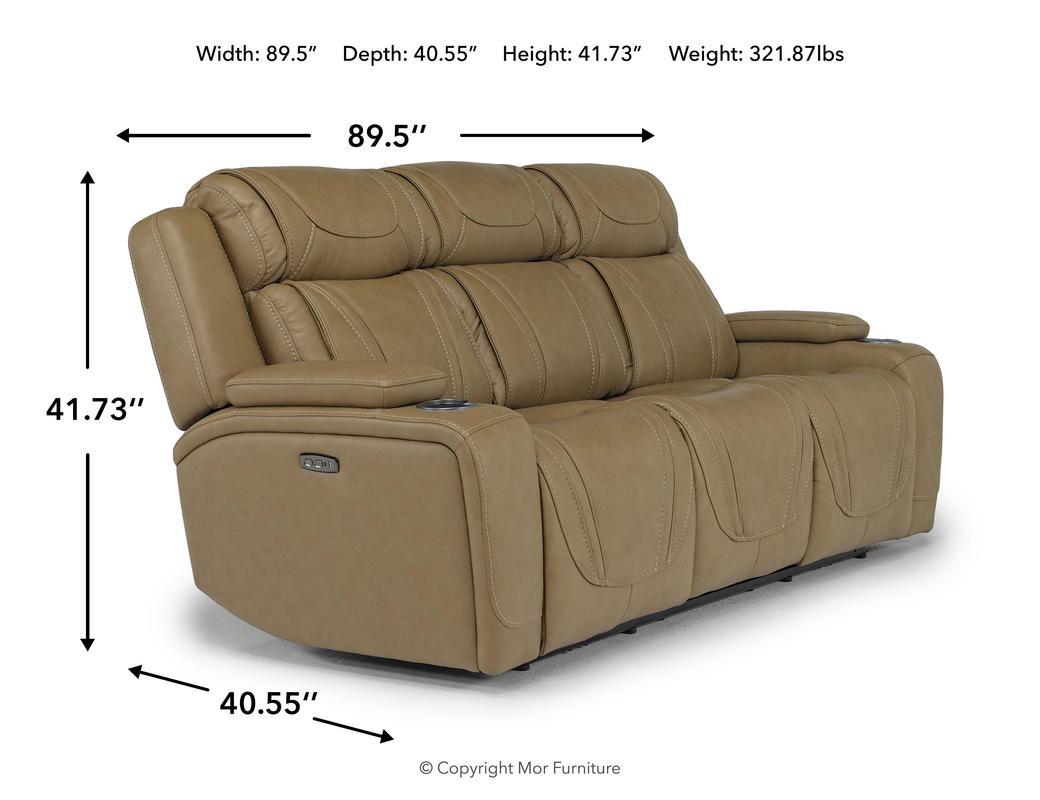 208272379:Max 2 Power Sofa, AngledAngle