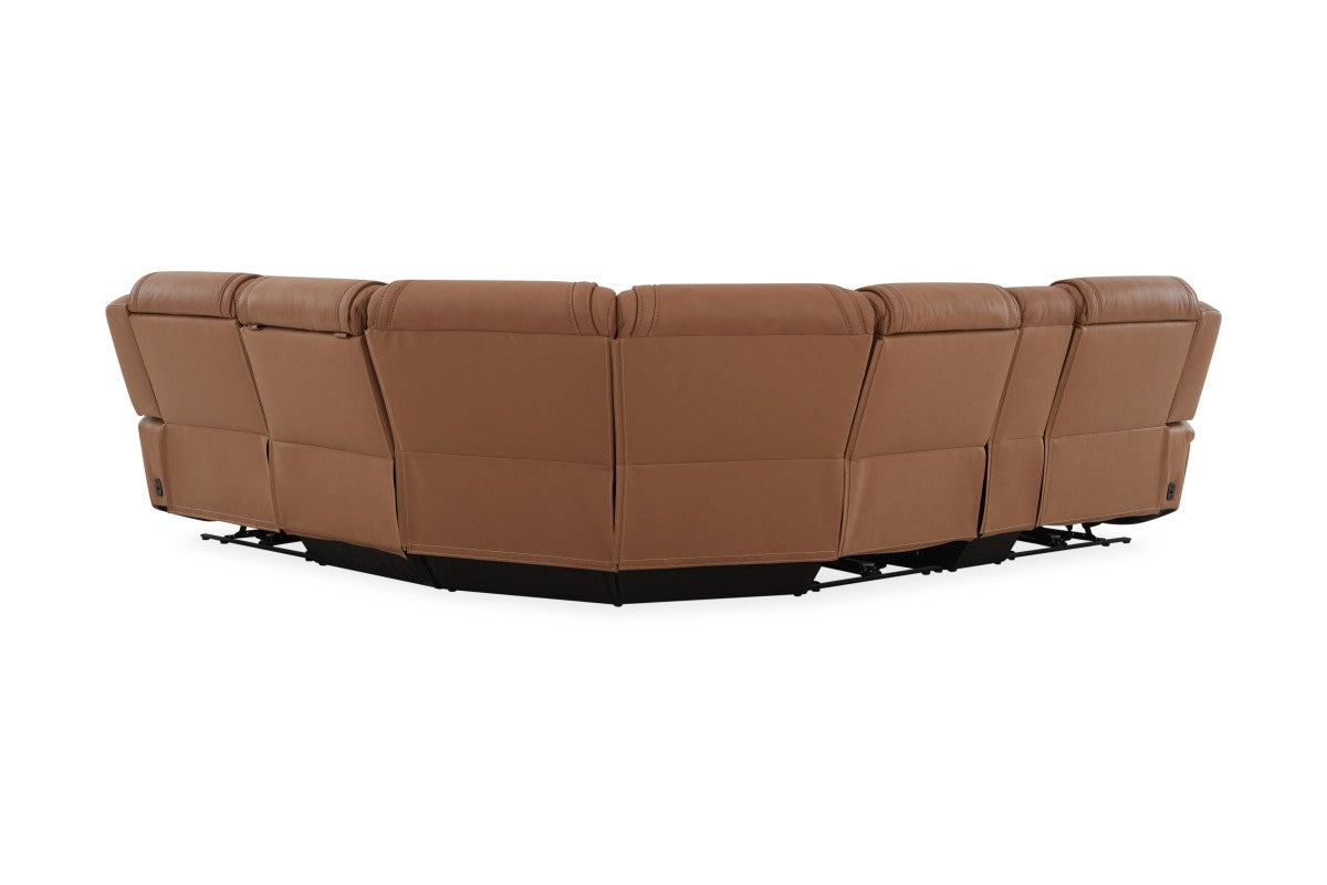 MAX000110:Max 6 Piece 2 Power Sectional, Back