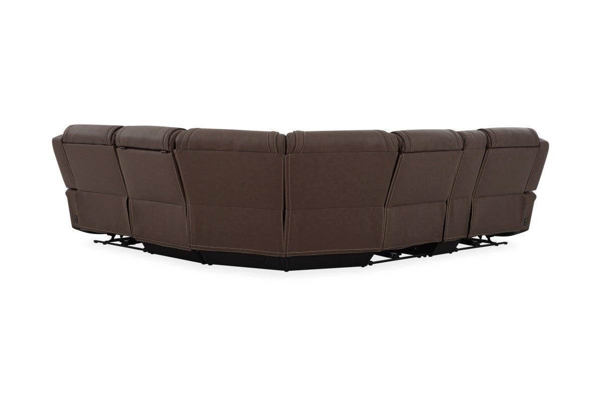 MAX000010:Max 6 Piece 2 Power Sectional, Back