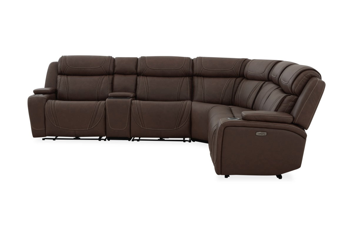 MAX000010:Max 6 Piece 2 Power Sectional, Front