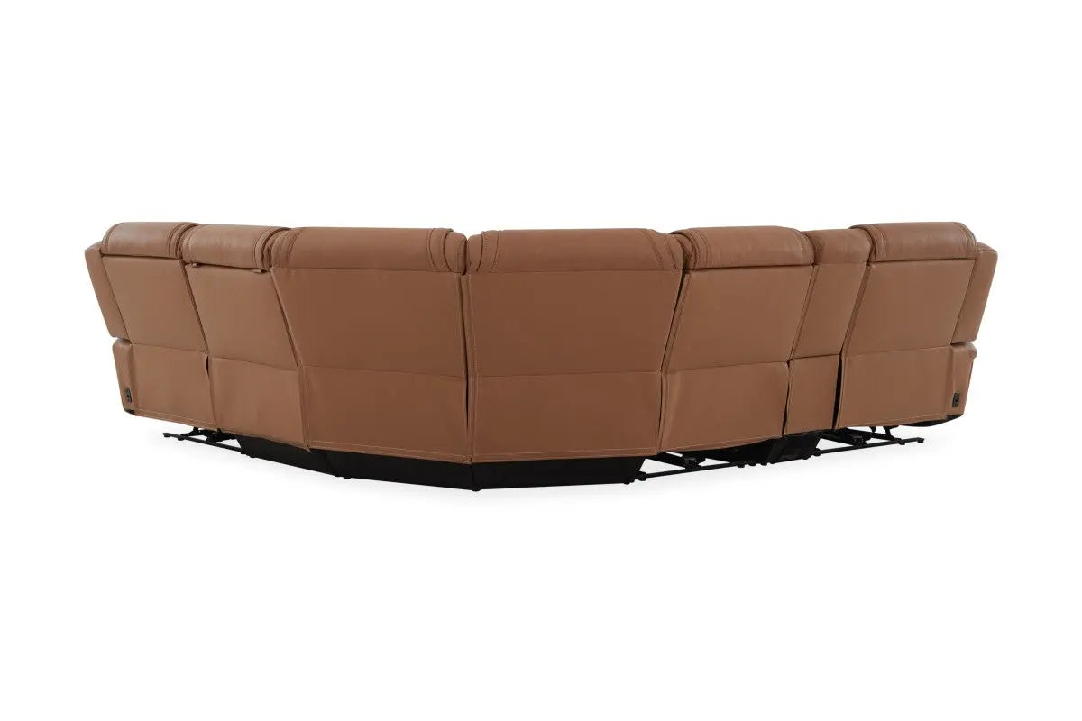 MAX000121:Max 6 Piece 2 Power Sectional , Back