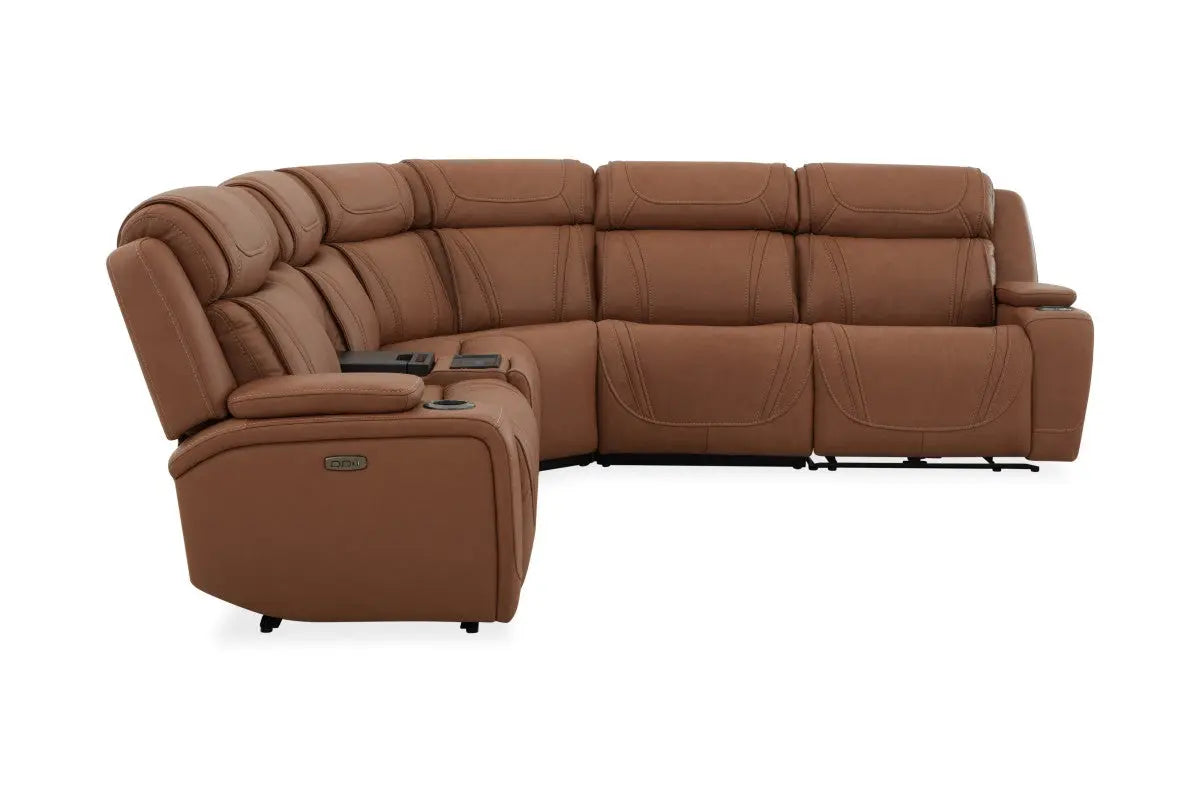 MAX000121:Max 6 Piece 2 Power Sectional , Side