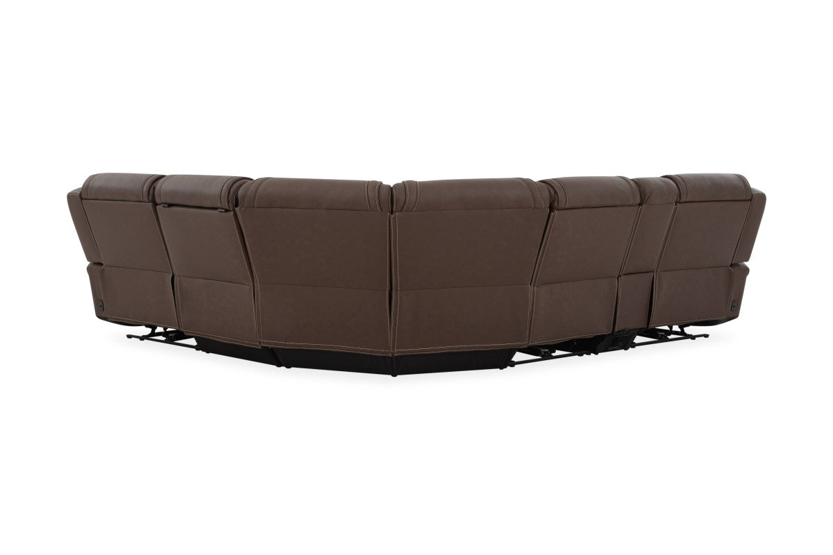 MAX000020:Max 6 Piece 2 Power Sectional, Back