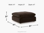500412715:Maxton Heights Oversized Ottoman, 