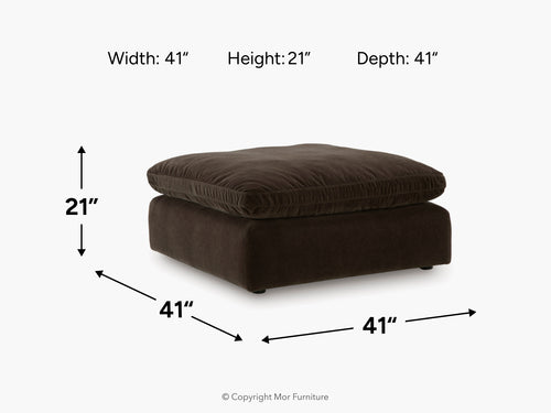 500412715:Maxton Heights Oversized Ottoman, 