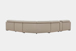 MAXWLL010:Maxwell 6 Piece 2 Power Sectional, Back