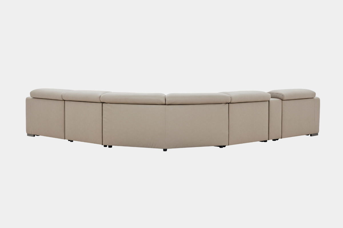 MAXWLL010:Maxwell 6 Piece 2 Power Sectional, Back