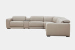 MAXWLL011:Maxwell 6 Piece 2 Power Sectional With 2 Power Armless Recliner, Front