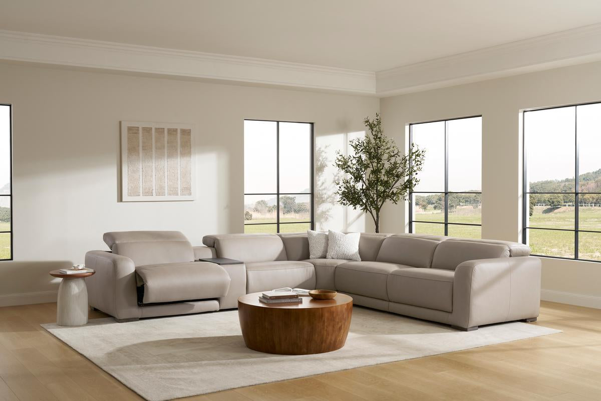 MAXWLL010:Maxwell 6 Piece 2 Power Sectional, Styled