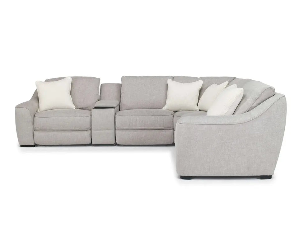 Mayflower 6 Piece 2 Power Sectional | Sectionals | Living Room – Mor ...