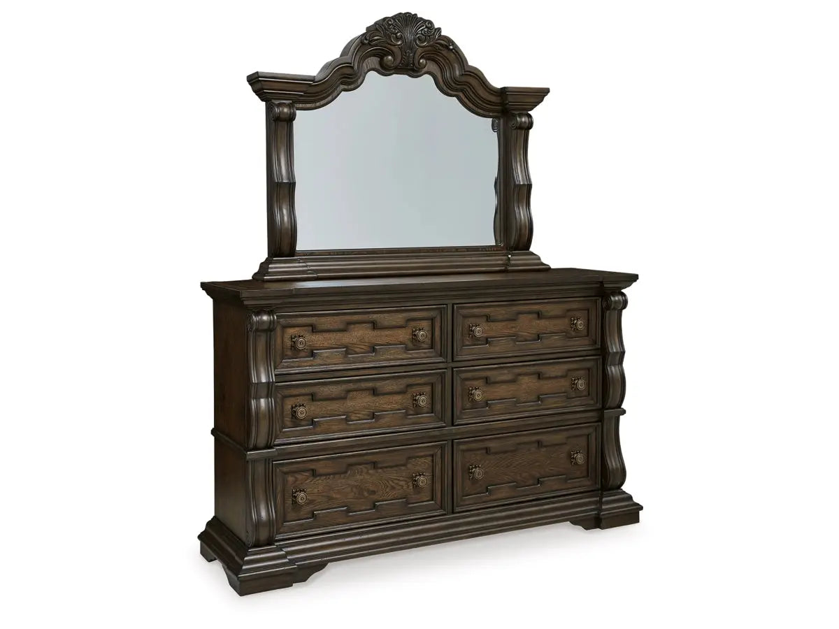 MAYLEE003:Maylee Upholstered Panel Bed &, Angle