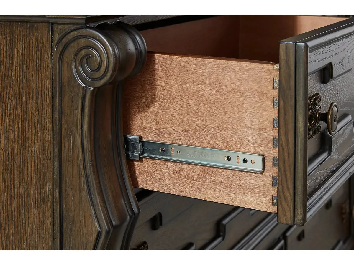 MAYLEE006:Maylee Upholstered Panel Bed &, 